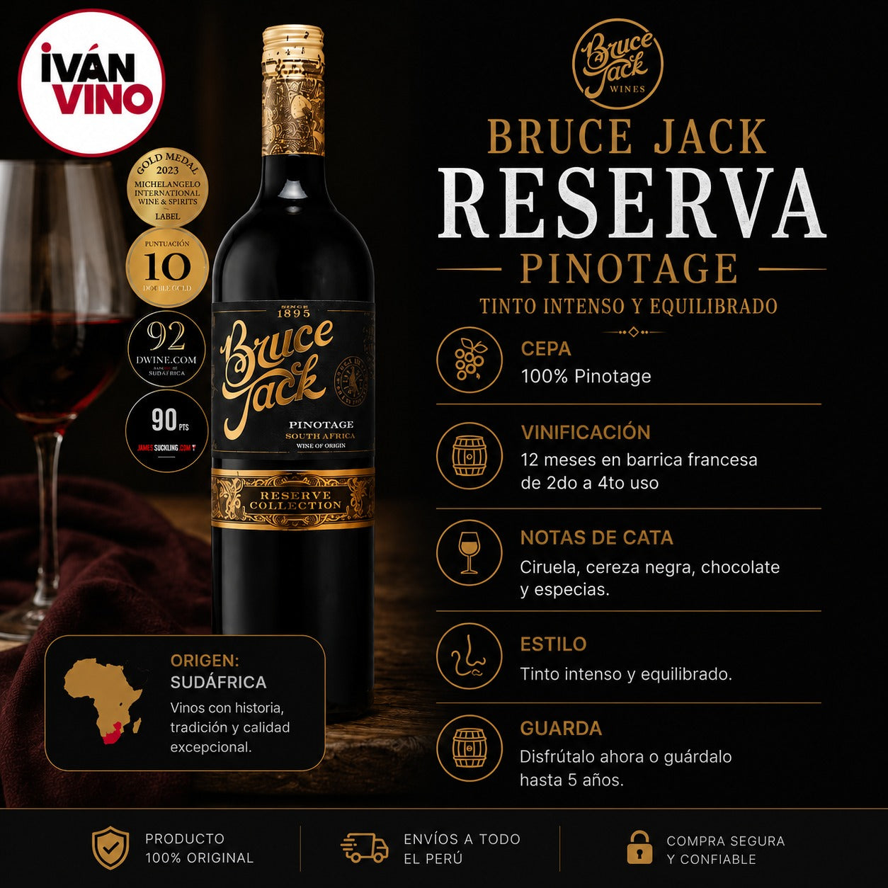 BRUCE JACK RESERVE PINOTAGE