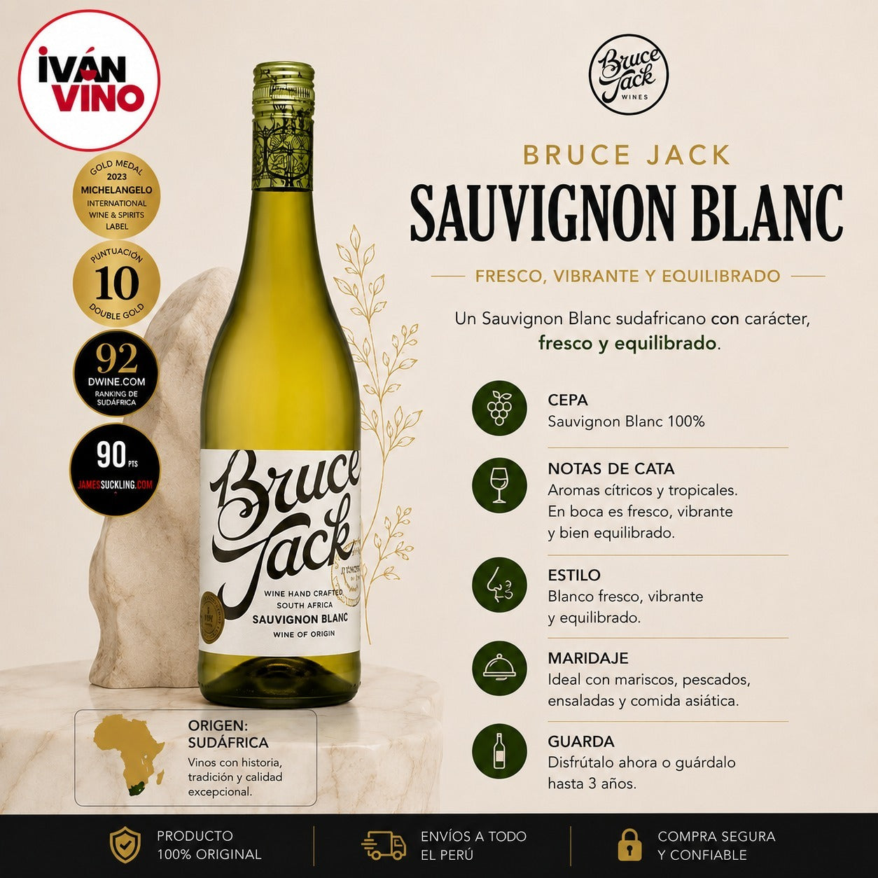 BRUCE JACK LIFESTYLE SAUVIGNON BLANC