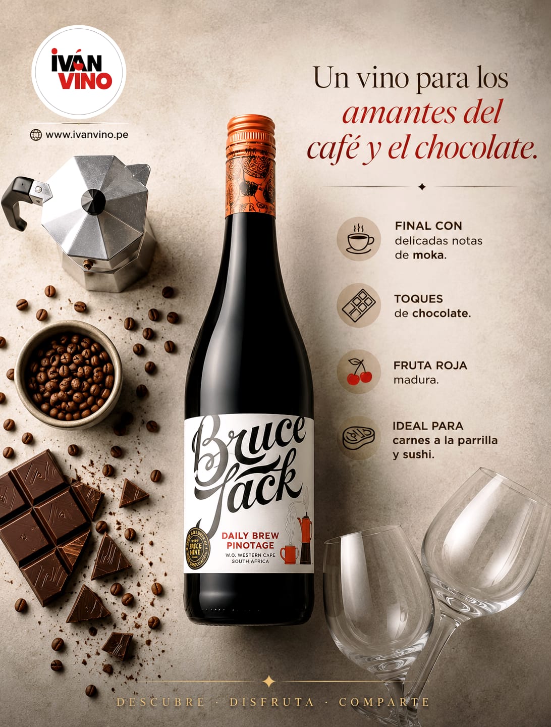 BRUCE JACK DAILY BREW PINOTAGE
